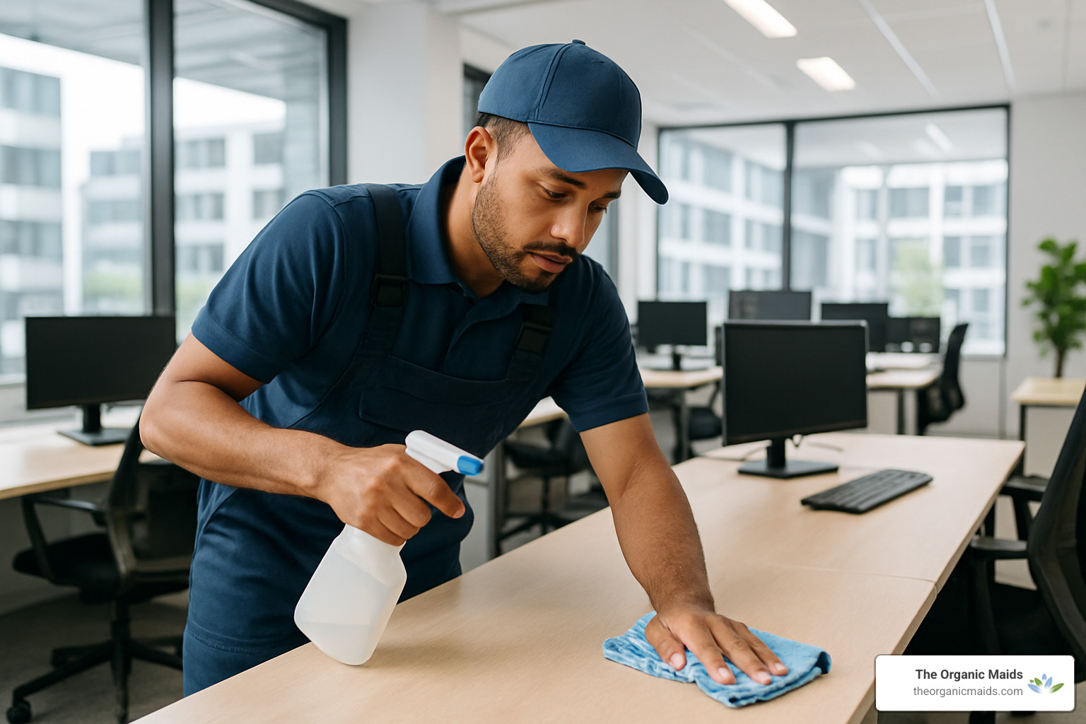 commercial office cleaner